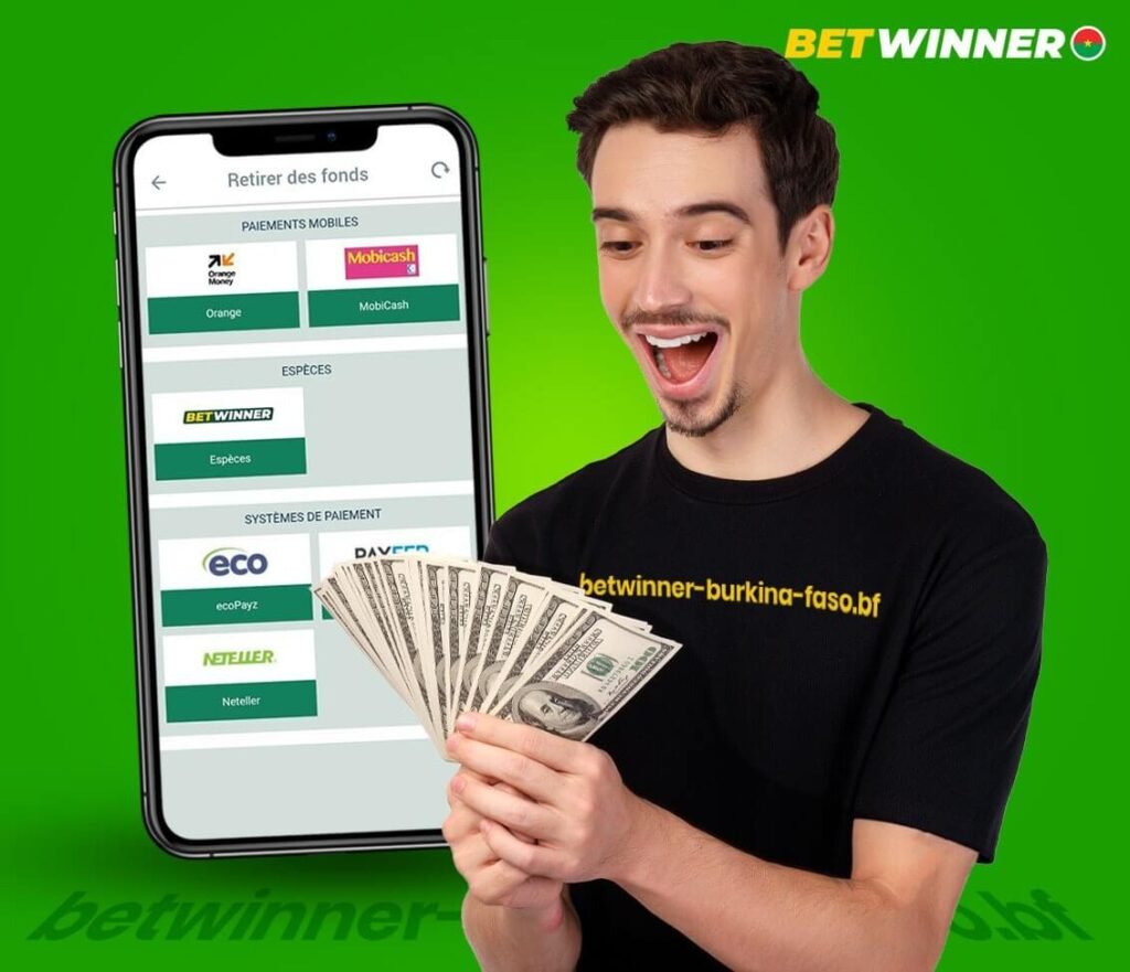 Comment faire un retrait sur BetWinner Burkina Faso ?
