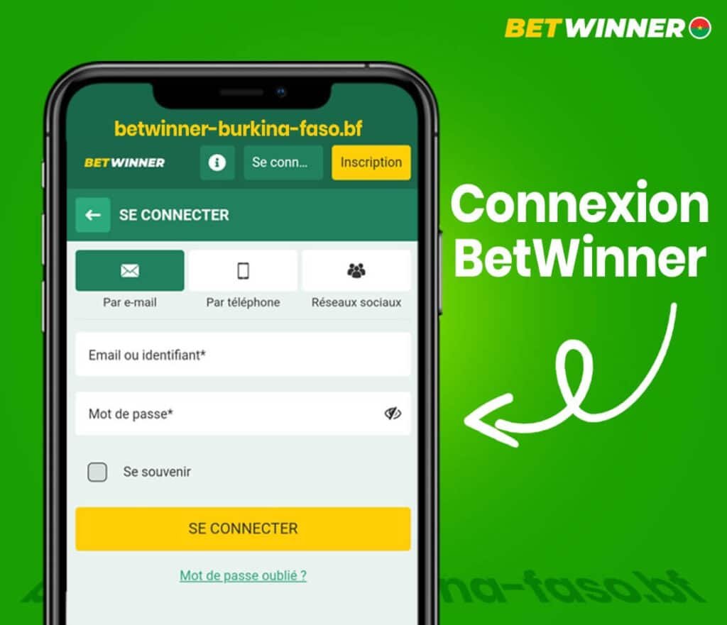 Connexion BetWinner Burkina Faso