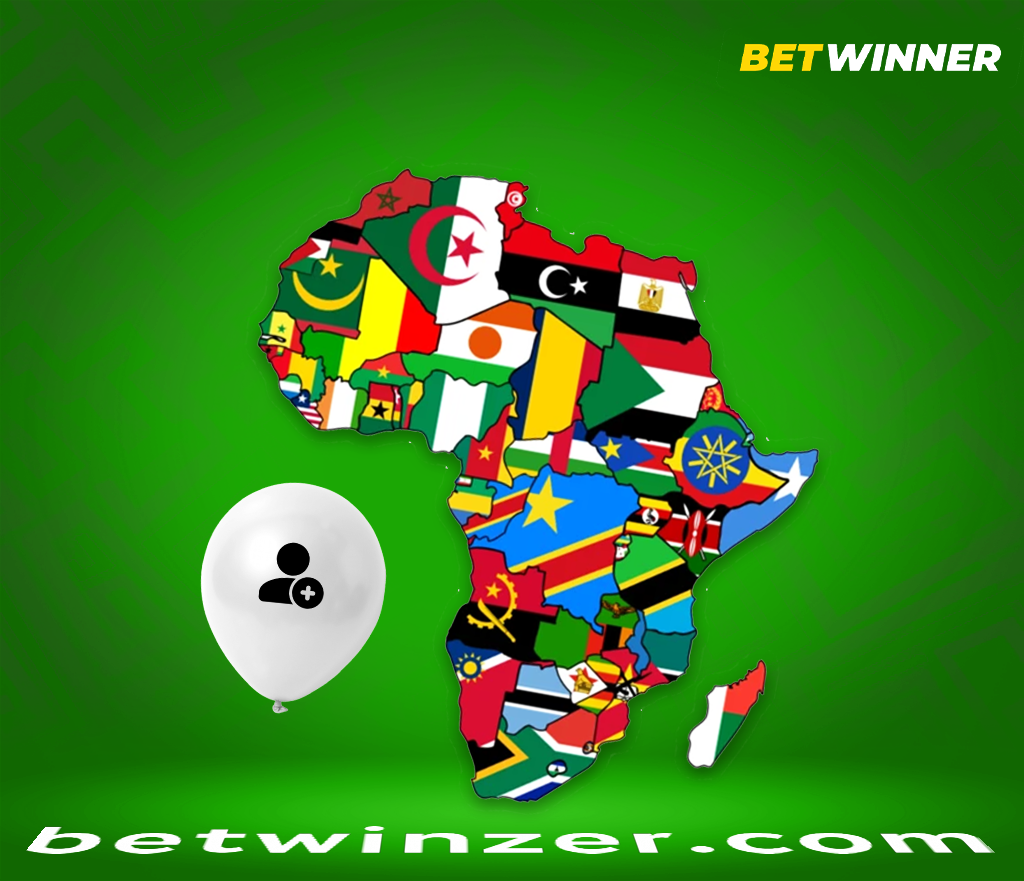 Les différents pays africains où on peut créer un compte Betwinner